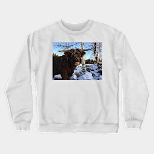 Scottish Highland Cattle Bull 2259 Crewneck Sweatshirt